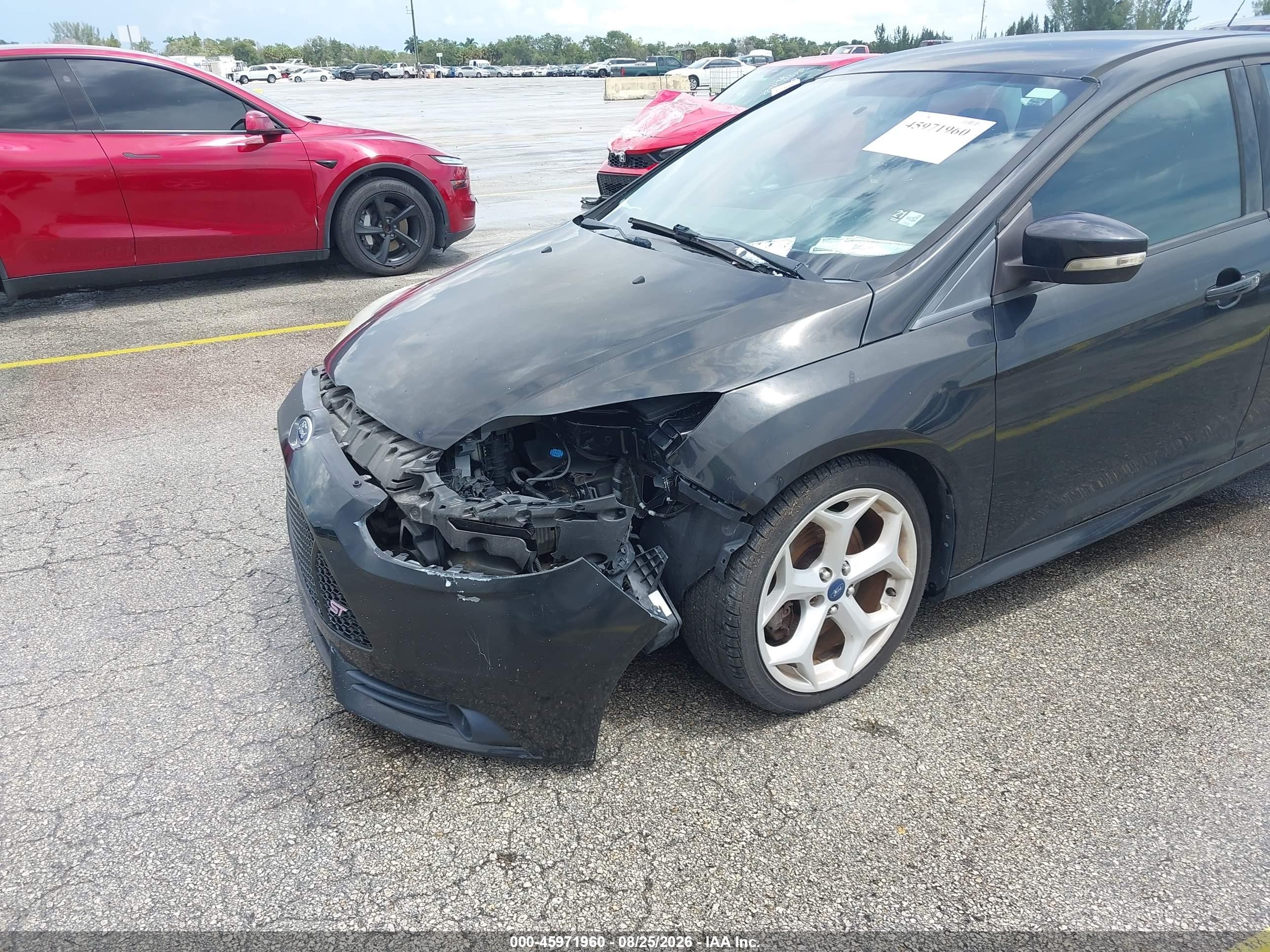 2013 Ford Focus St   Черный vin: 1FADP3L9XDL379463