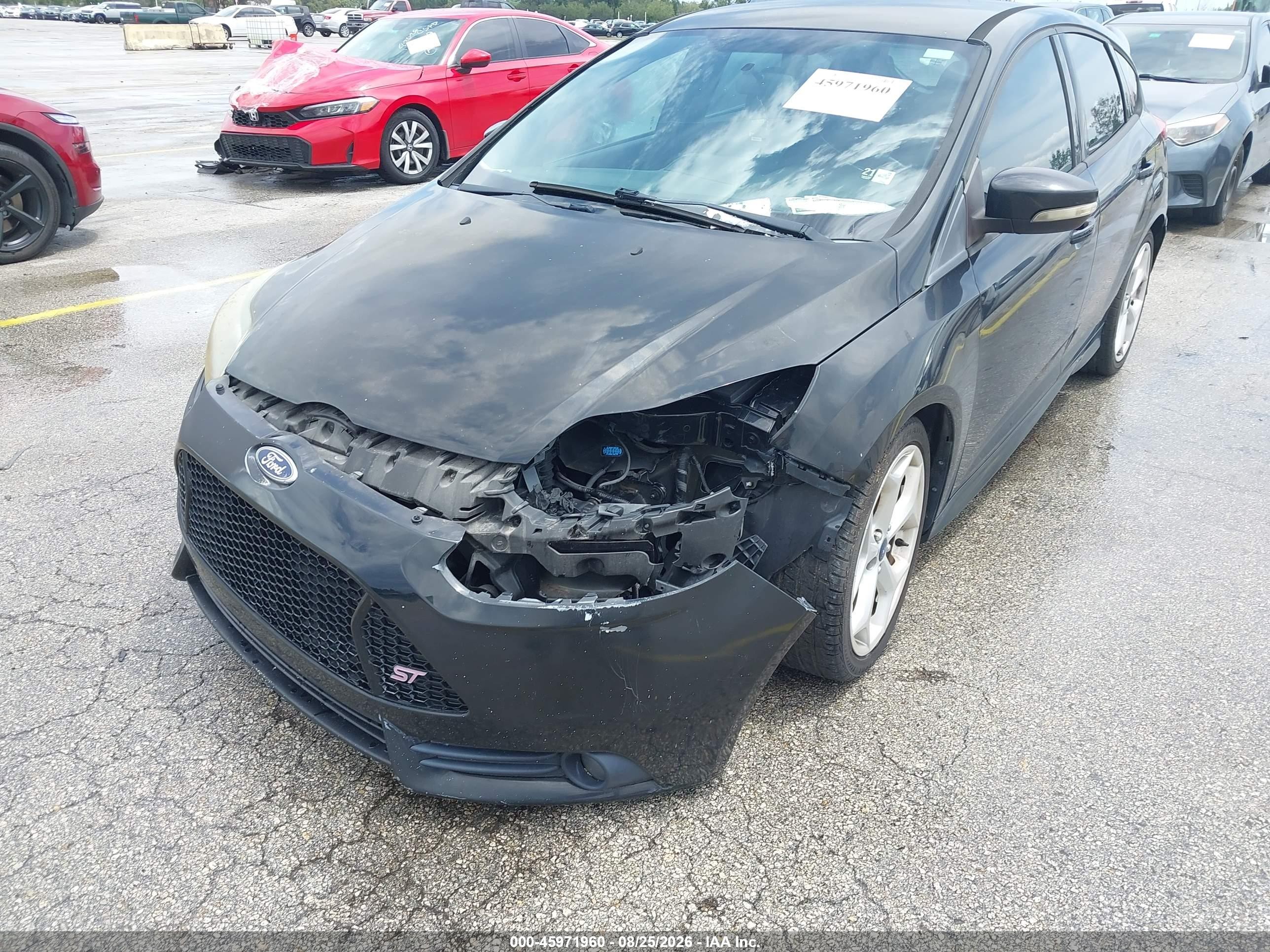 2013 Ford Focus St   Черный vin: 1FADP3L9XDL379463