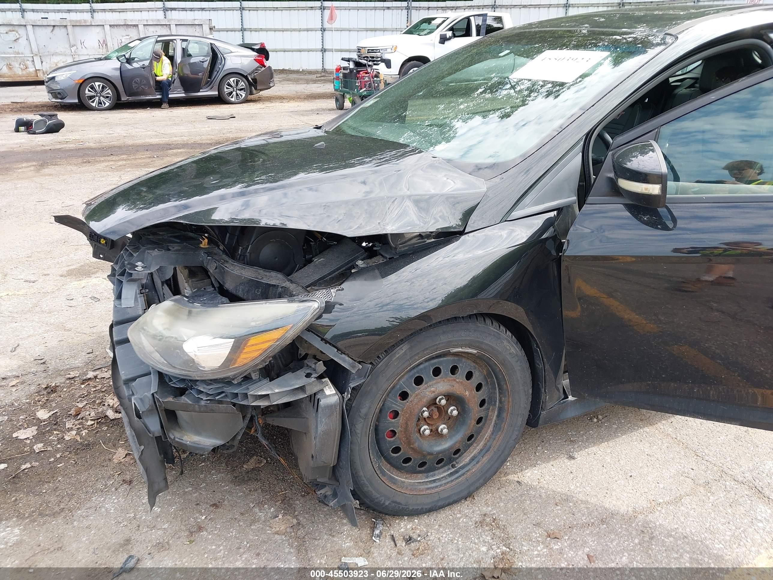 2014 Ford Focus St   Черный vin: 1FADP3L9XEL257381
