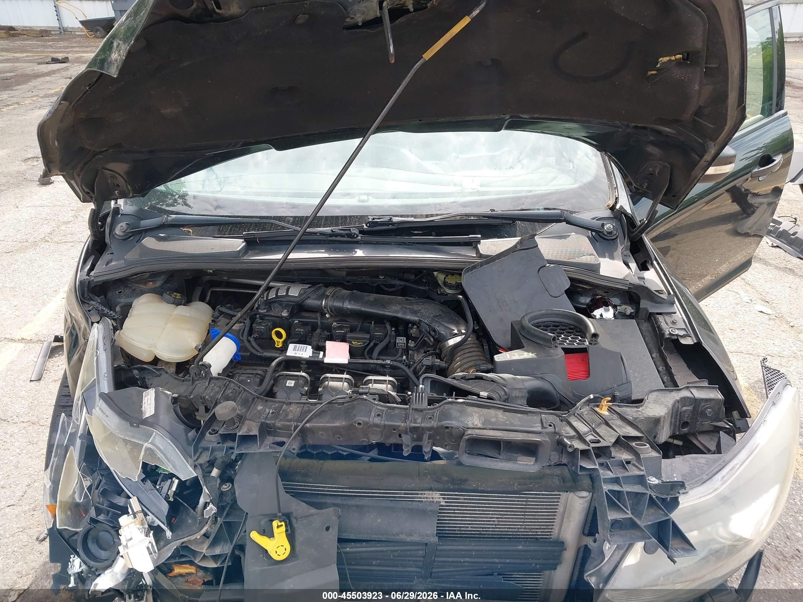 2014 Ford Focus St   Черный vin: 1FADP3L9XEL257381
