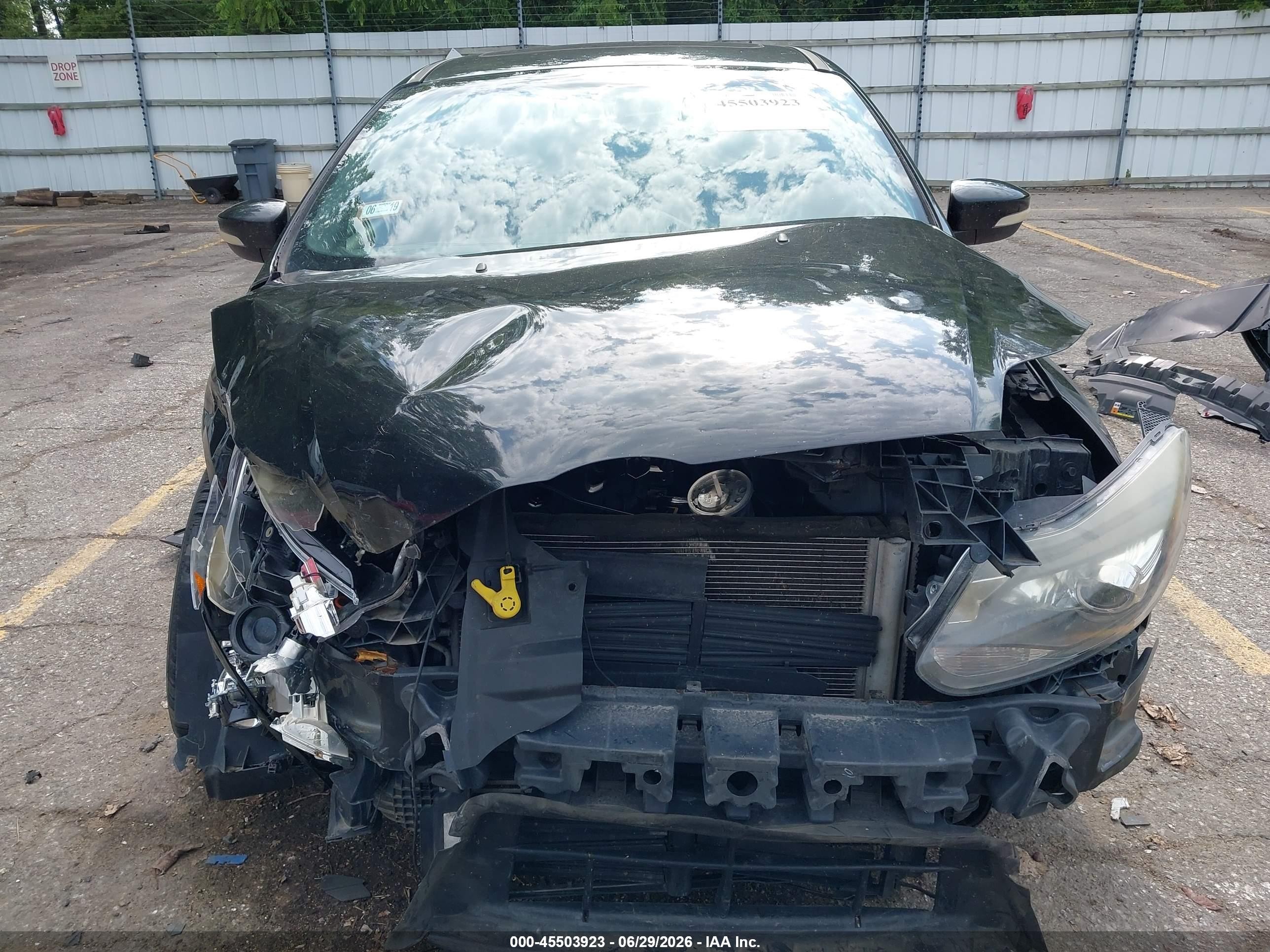 2014 Ford Focus St   Черный vin: 1FADP3L9XEL257381