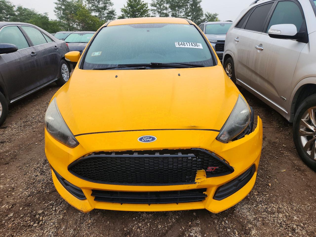 2015 Ford Focus St Yellow vin: 1FADP3L9XFL324515