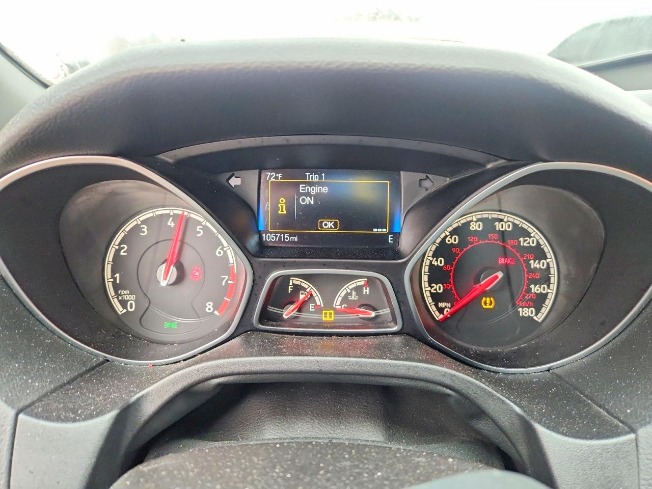 2015 Ford Focus St Yellow vin: 1FADP3L9XFL324515