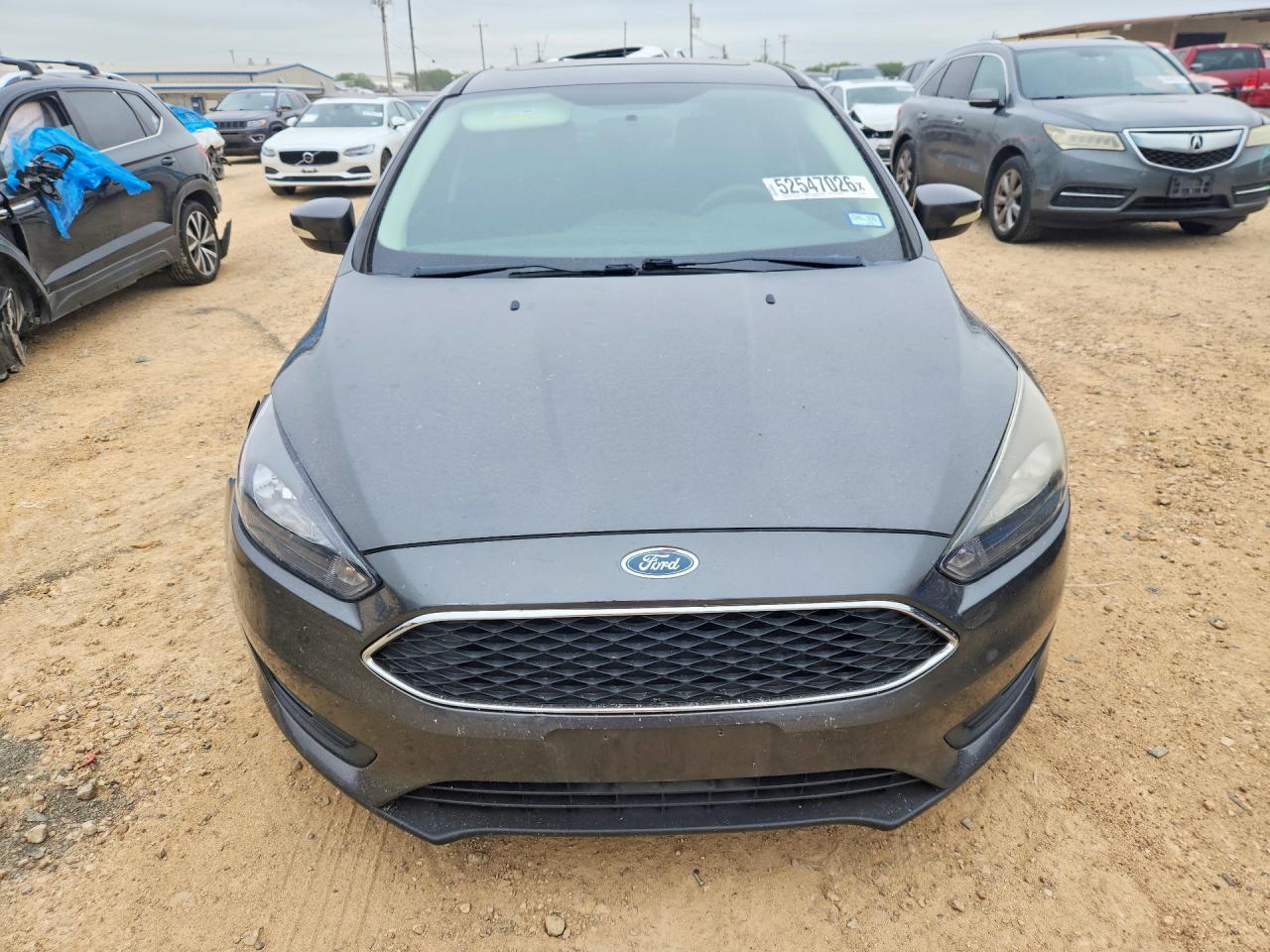 2018 Ford Focus Sel Charcoal vin: 1FADP3M21JL303272