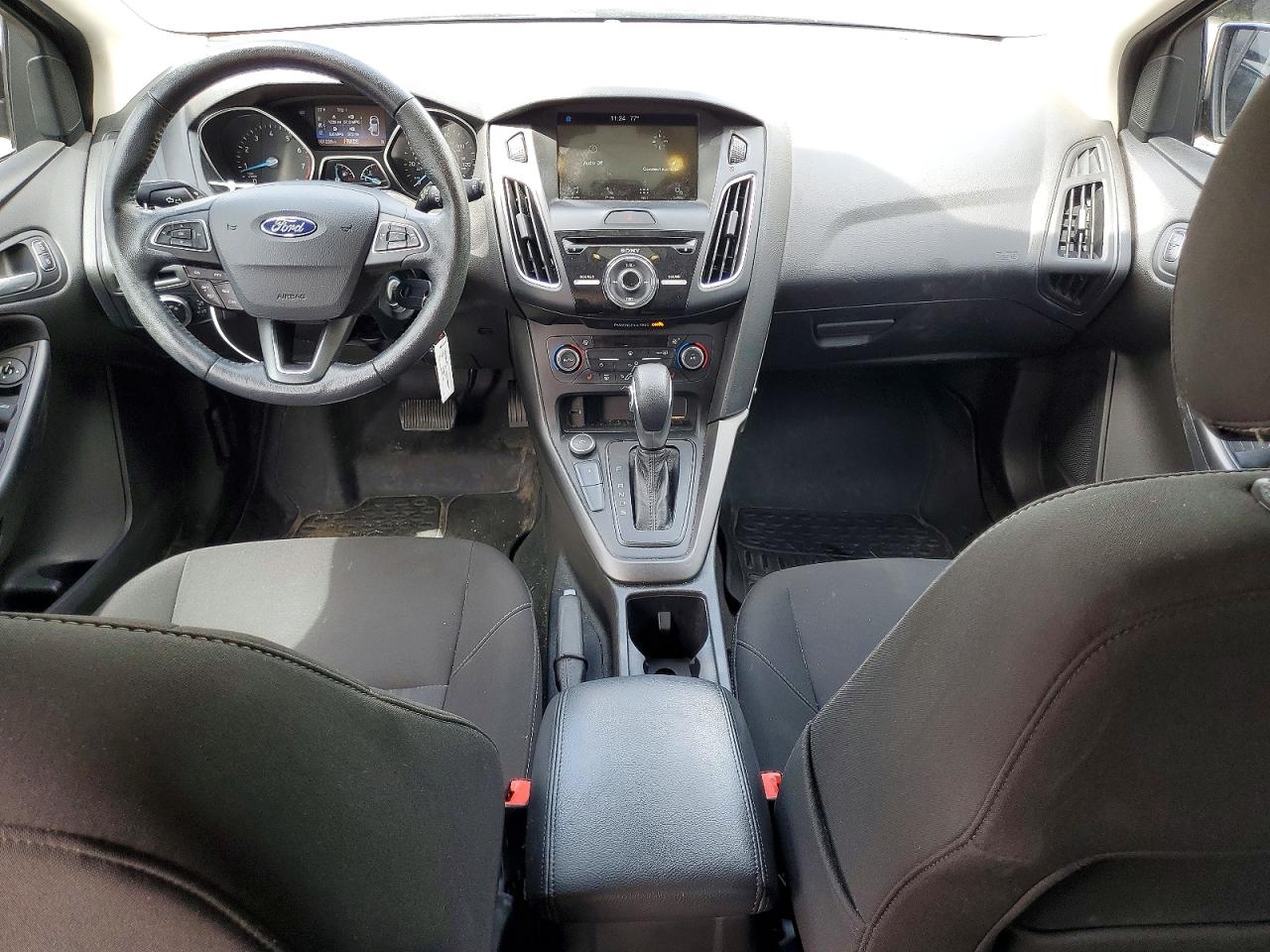 2017 Ford Focus Sel Blue vin: 1FADP3M24HL342559