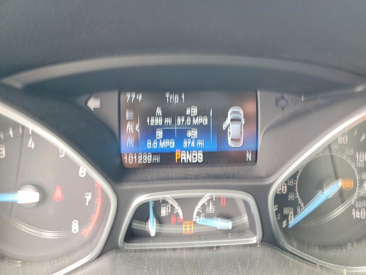 2017 Ford Focus Sel Blue vin: 1FADP3M24HL342559