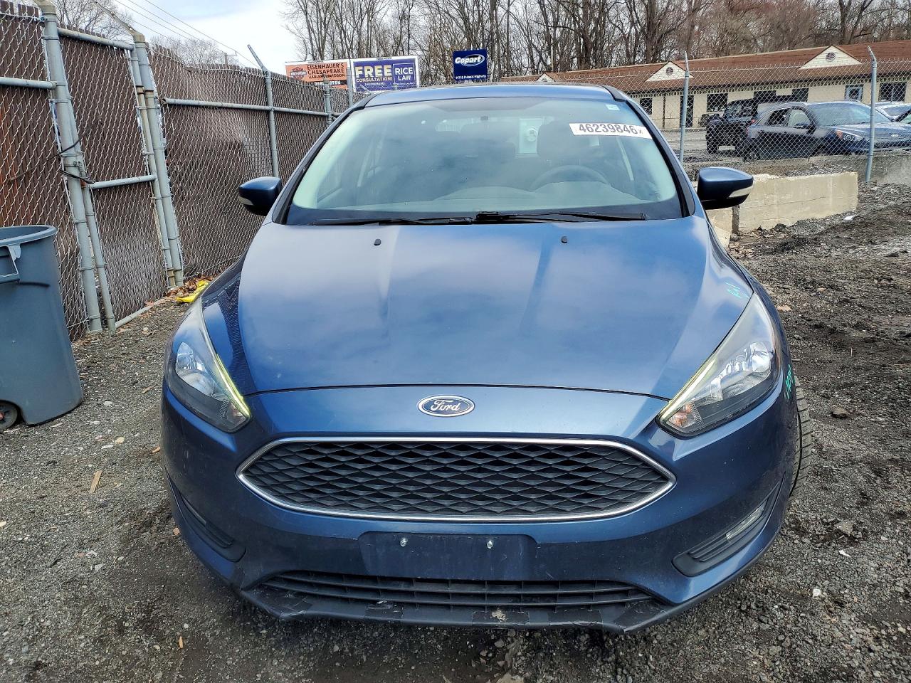 2018 Ford Focus Sel Blue vin: 1FADP3M25JL214126