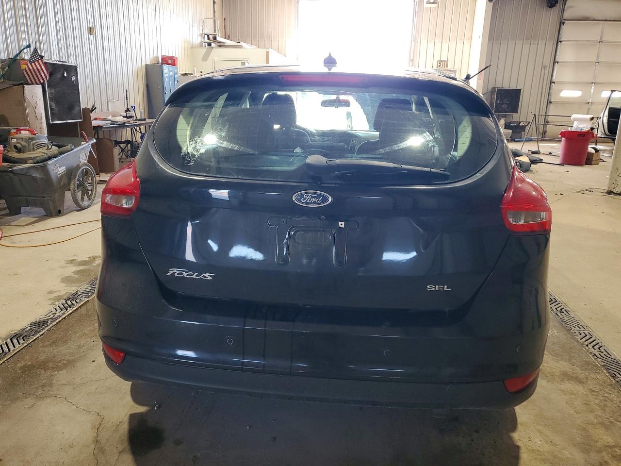 2017 Ford Focus Sel Black vin: 1FADP3M26HL249204