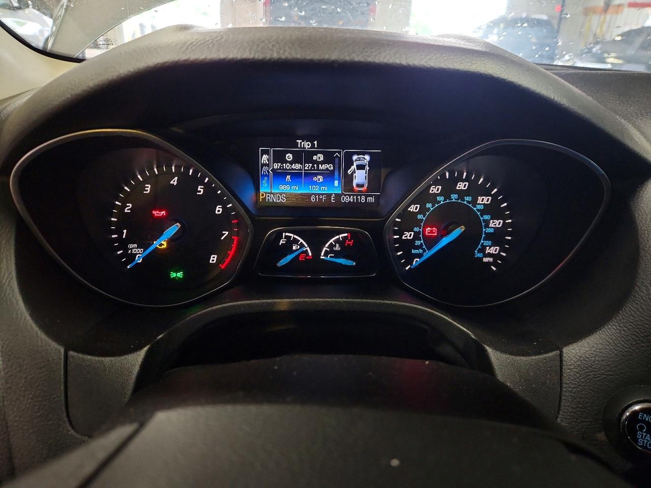 2013 Ford Focus Titanium Gray vin: 1FADP3N20DL300334