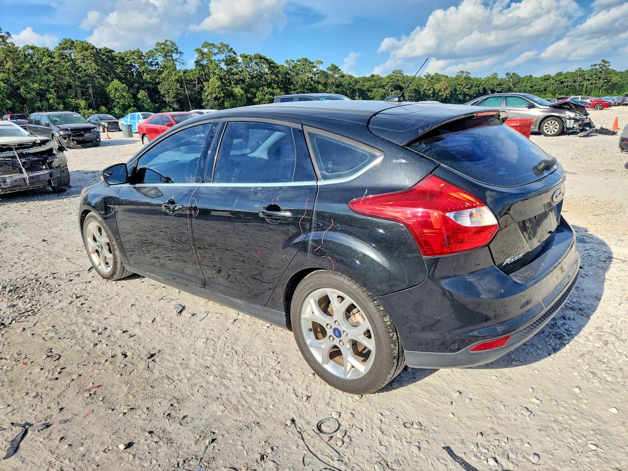 2014 Ford Focus Titanium Black vin: 1FADP3N20EL281124