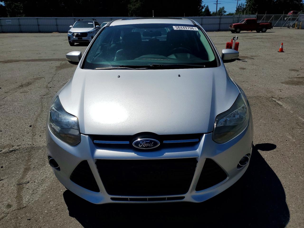 2014 Ford Focus Titanium Silver vin: 1FADP3N20EL294987