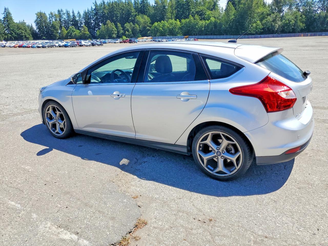 2014 Ford Focus Titanium Silver vin: 1FADP3N20EL294987