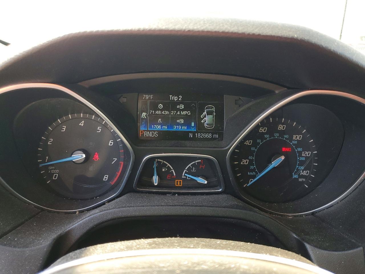 2014 Ford Focus Titanium Gray vin: 1FADP3N20EL399738