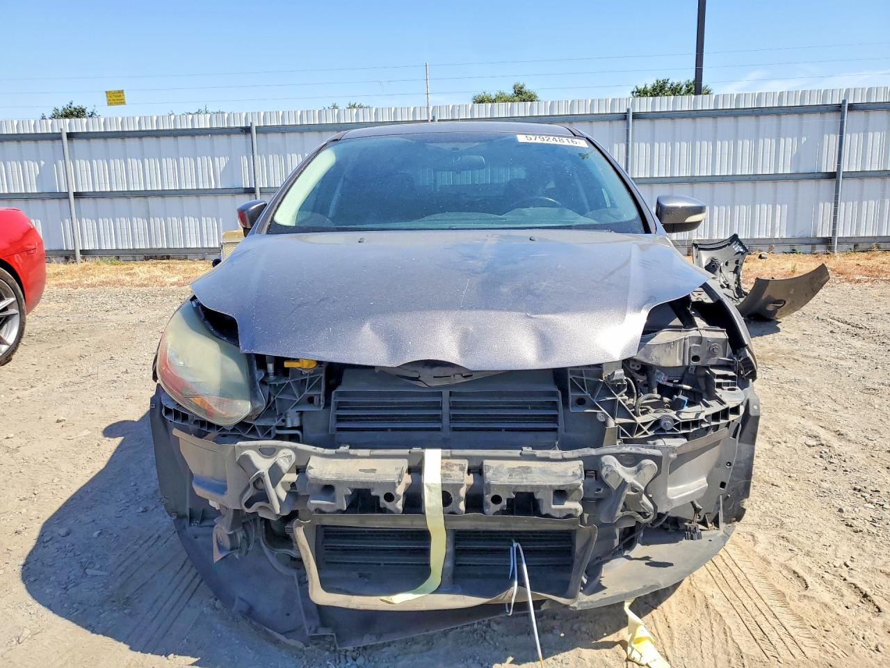 2014 Ford Focus Titanium Gray vin: 1FADP3N20EL399738