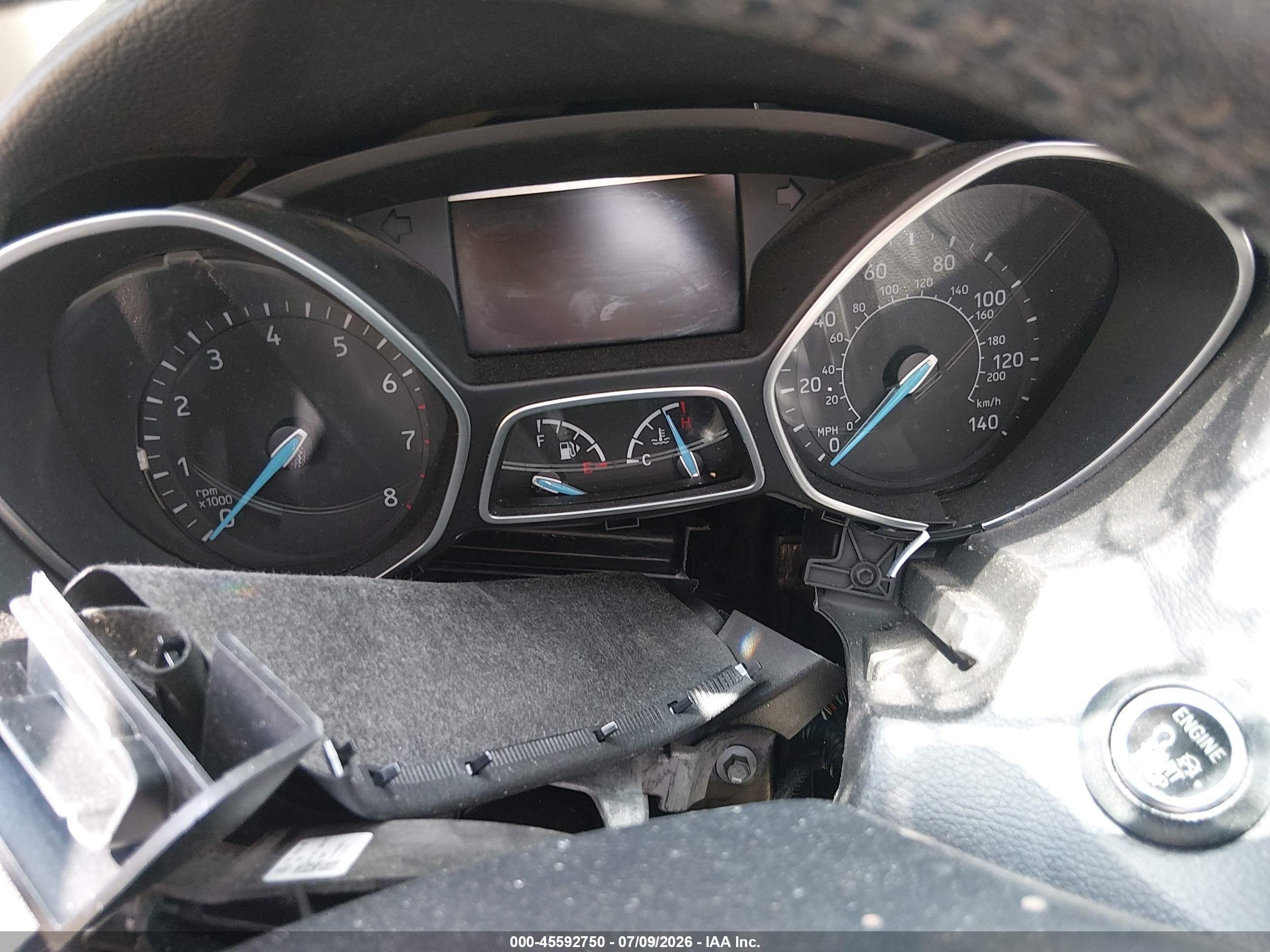 2018 Ford Focus Titanium Gray vin: 1FADP3N20JL314813