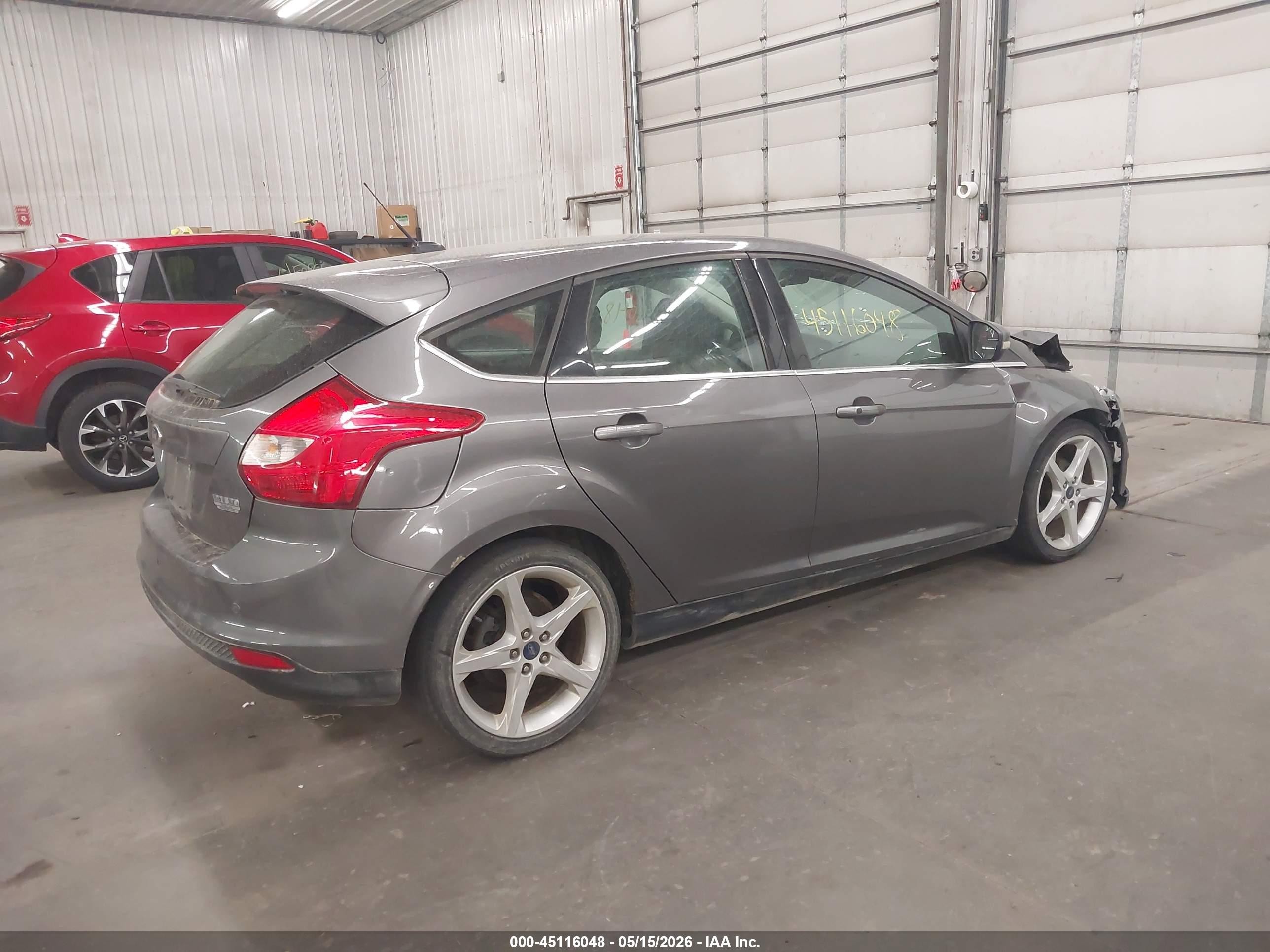 2013 Ford Focus Titanium Gray vin: 1FADP3N21DL184268