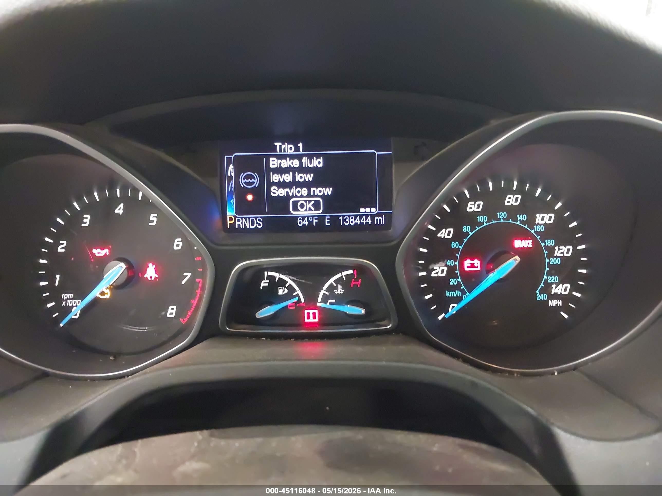 2013 Ford Focus Titanium Gray vin: 1FADP3N21DL184268