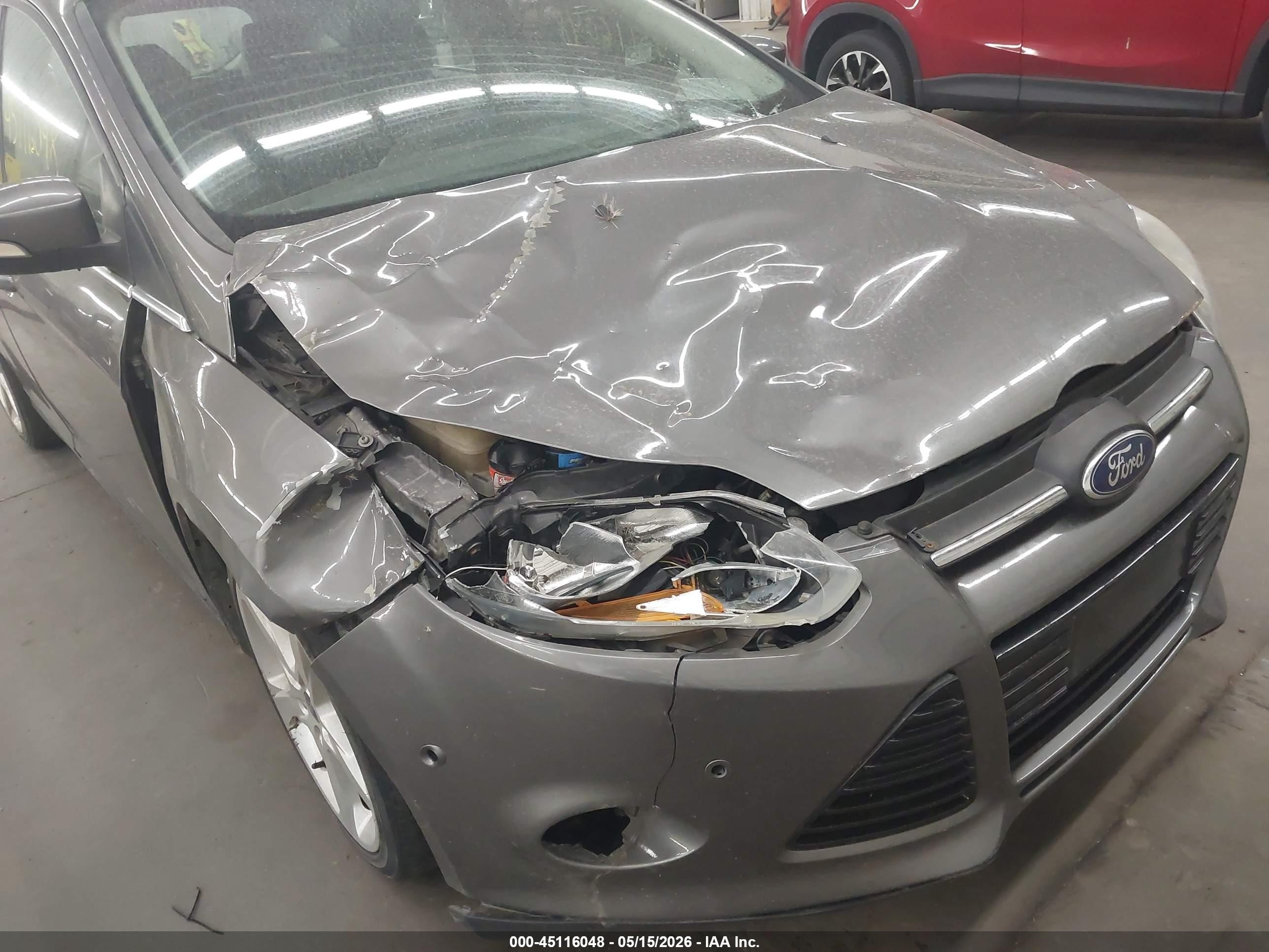 2013 Ford Focus Titanium Gray vin: 1FADP3N21DL184268