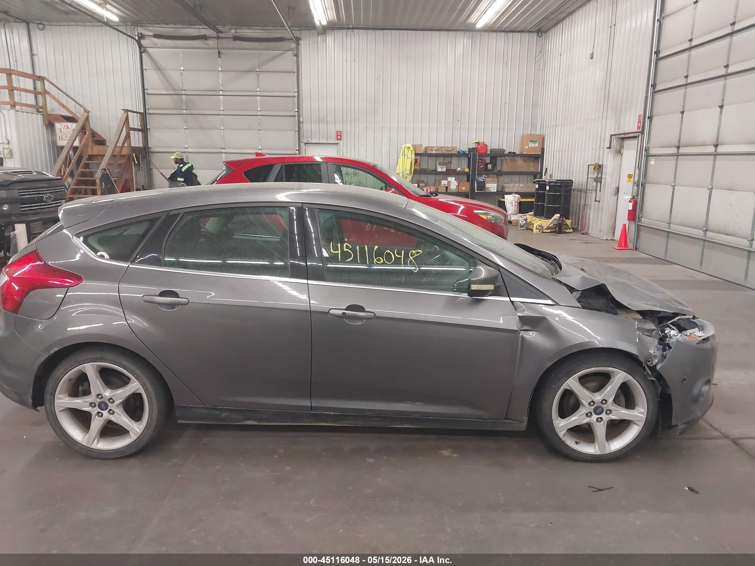 2013 Ford Focus Titanium Gray vin: 1FADP3N21DL184268