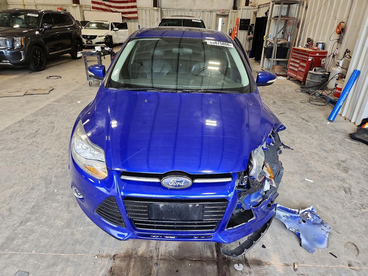 2013 Ford Focus Titanium Blue vin: 1FADP3N21DL188918