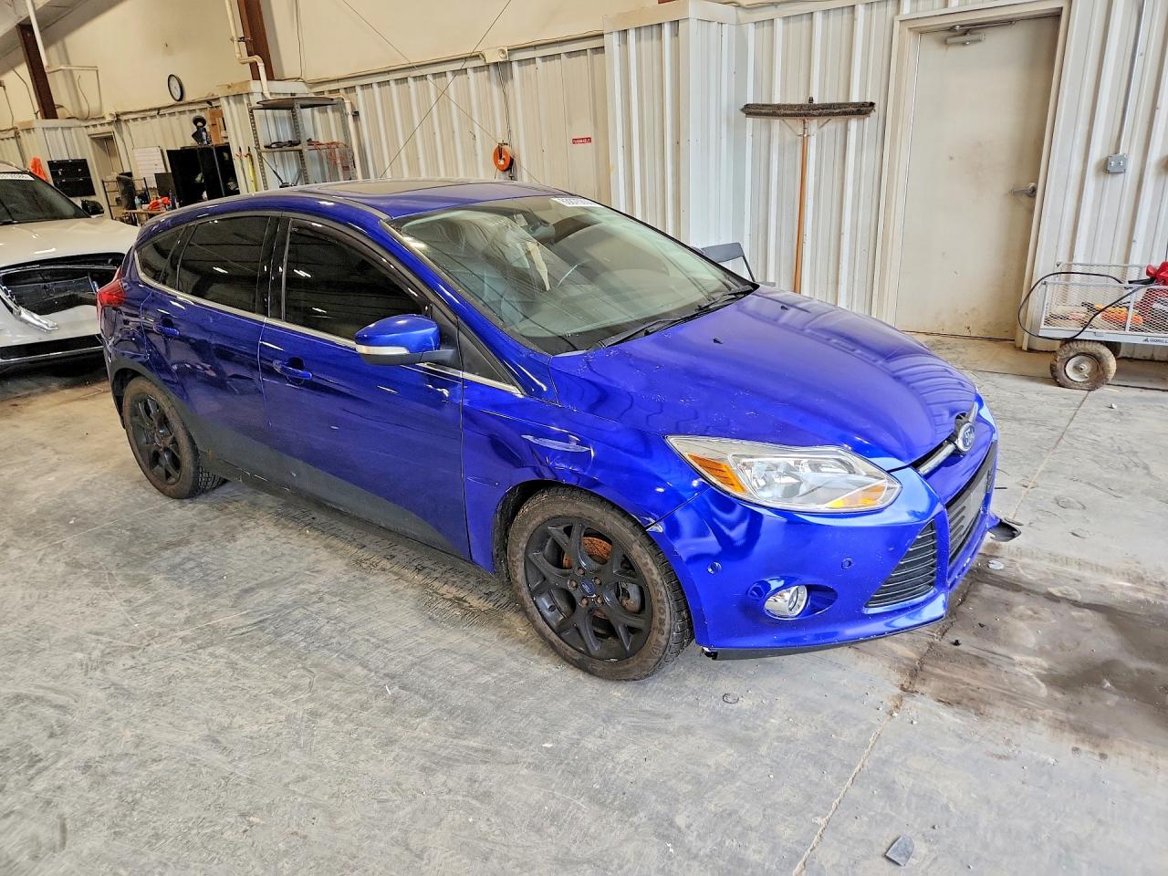 2013 Ford Focus Titanium Blue vin: 1FADP3N21DL188918