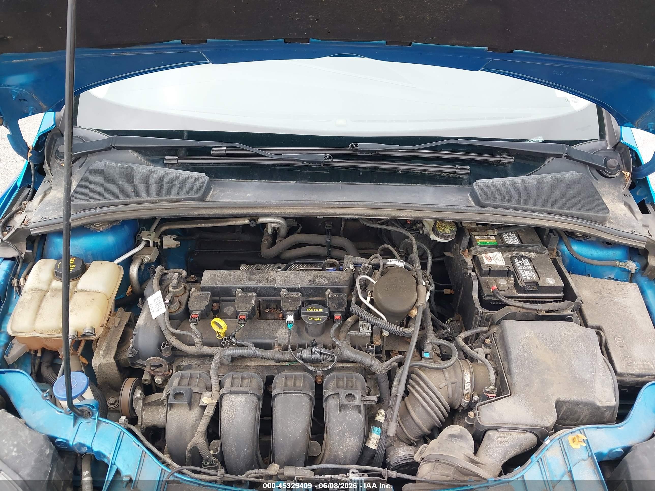 2014 Ford Focus Titanium Blue vin: 1FADP3N21EL102332