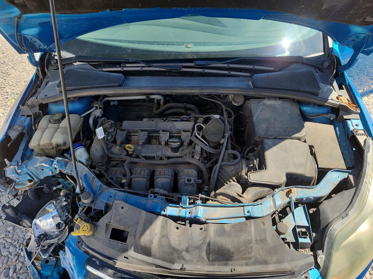 2014 Ford Focus Titanium Blue vin: 1FADP3N21EL213253