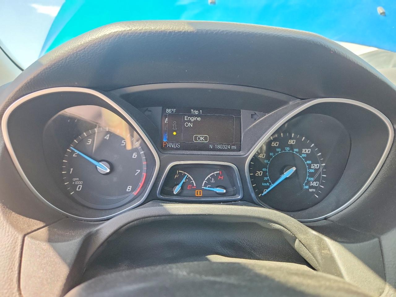 2014 Ford Focus Titanium Blue vin: 1FADP3N21EL213253