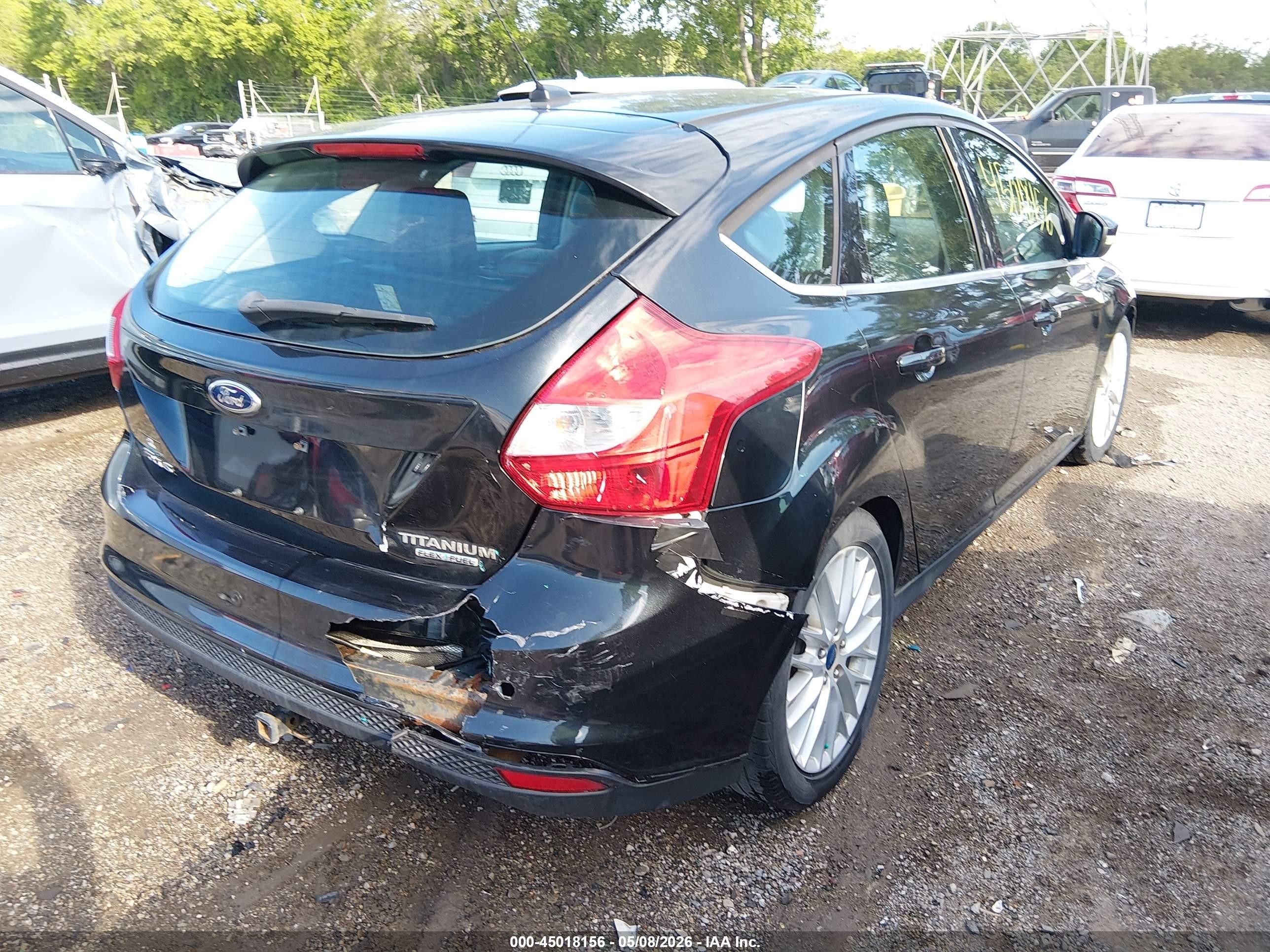 2014 Ford Focus Titanium Black vin: 1FADP3N21EL221790
