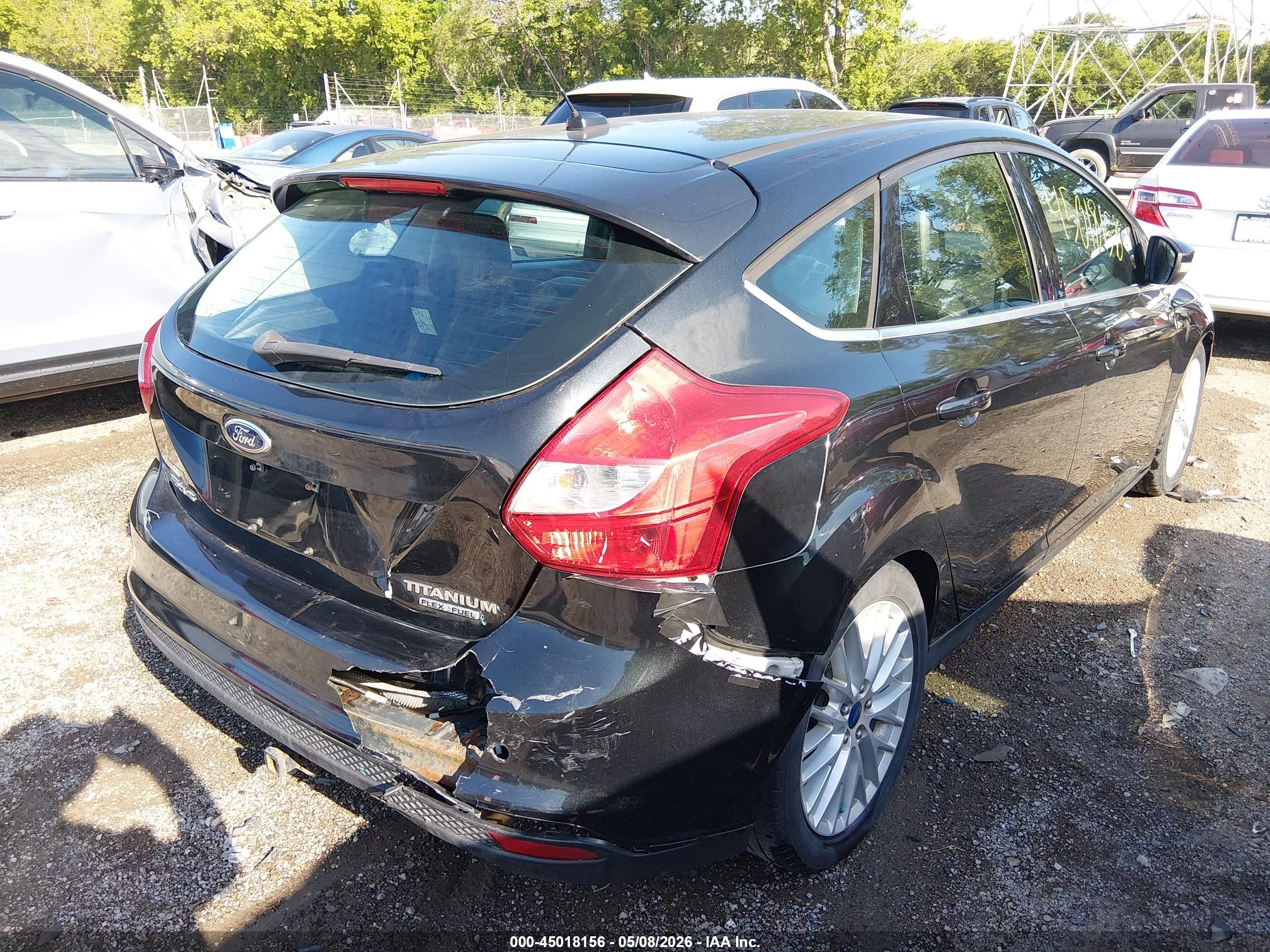 2014 Ford Focus Titanium Black vin: 1FADP3N21EL221790