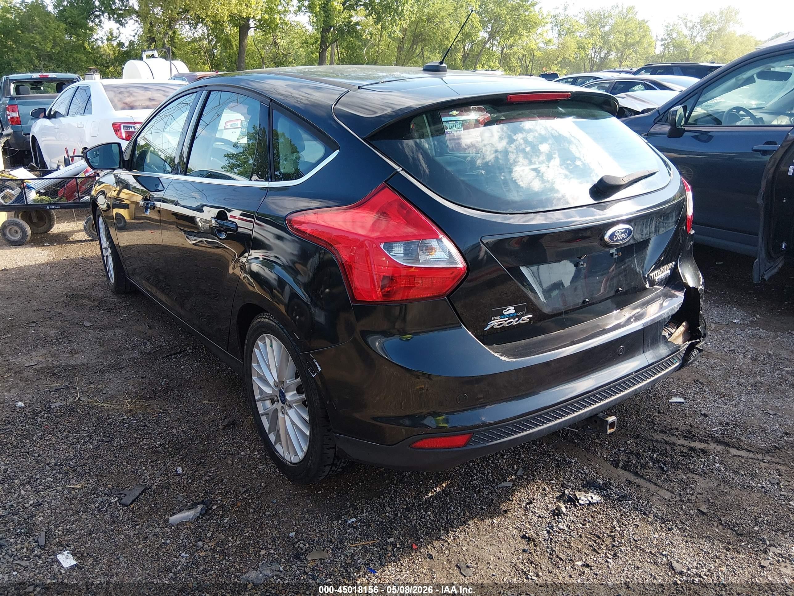 2014 Ford Focus Titanium Black vin: 1FADP3N21EL221790