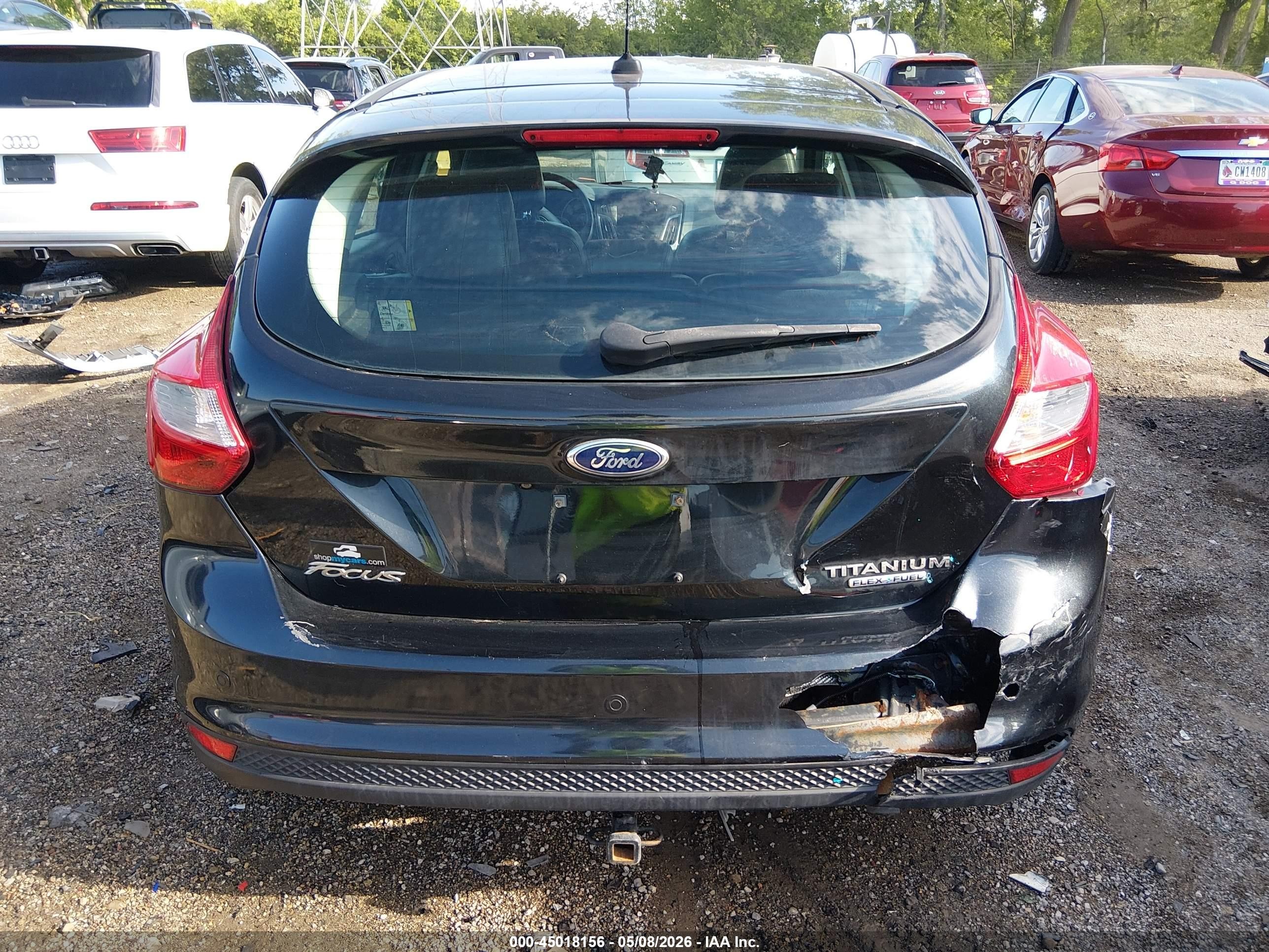 2014 Ford Focus Titanium Black vin: 1FADP3N21EL221790