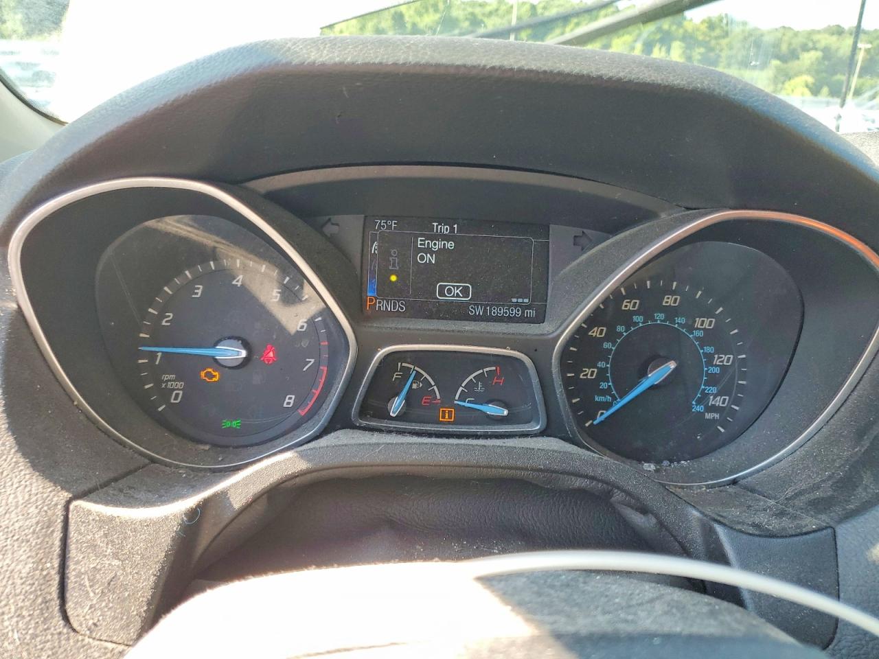 2014 Ford Focus Titanium Gray vin: 1FADP3N21EL370782