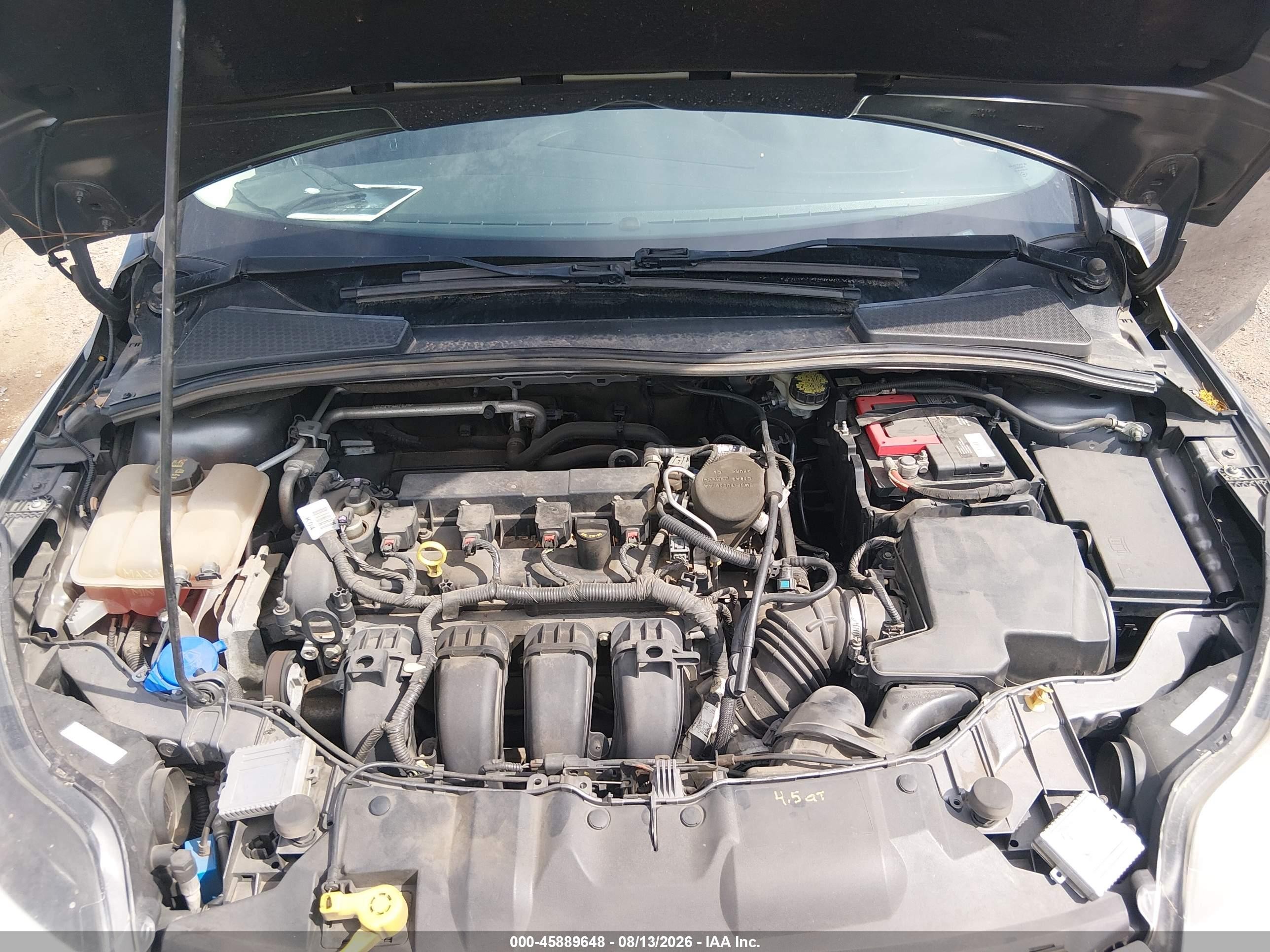2014 Ford Focus Titanium Gray vin: 1FADP3N21EL422699