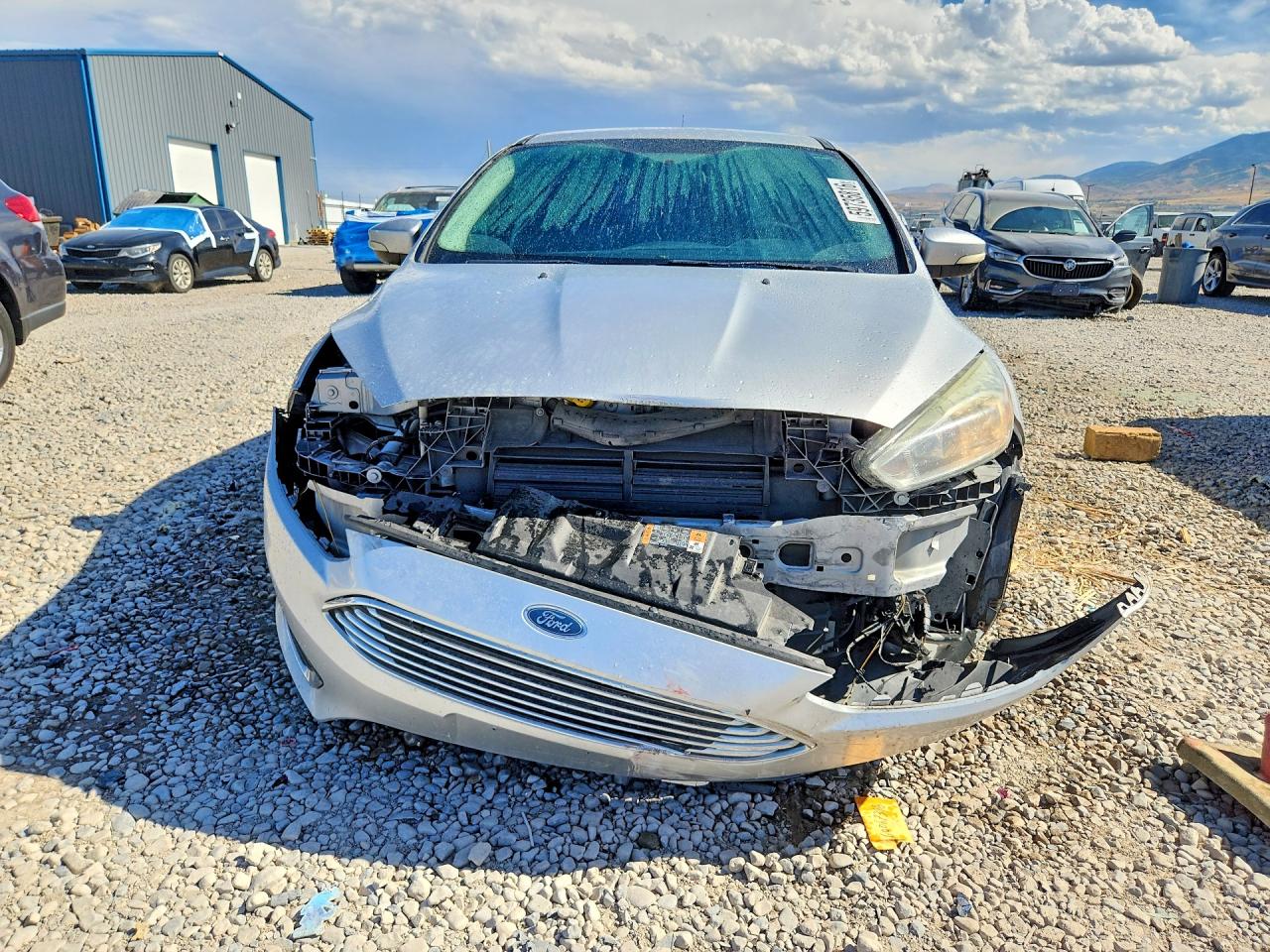 2015 Ford Focus Titanium Silver vin: 1FADP3N21FL300068