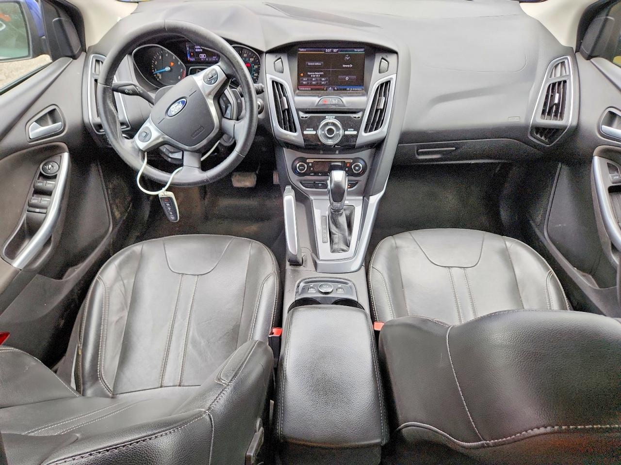 2013 Ford Focus Titanium Синий vin: 1FADP3N22DL204284