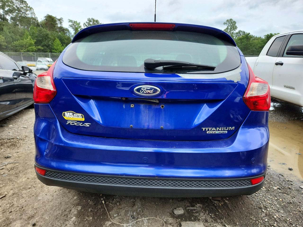2013 Ford Focus Titanium Синий vin: 1FADP3N22DL204284