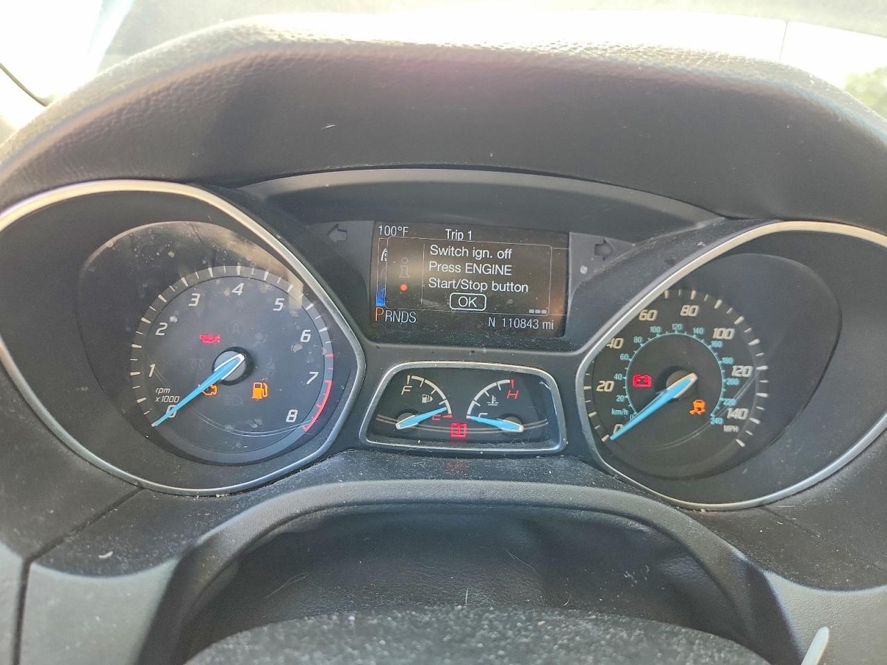 2014 Ford Focus Titanium Gray vin: 1FADP3N22EL189996