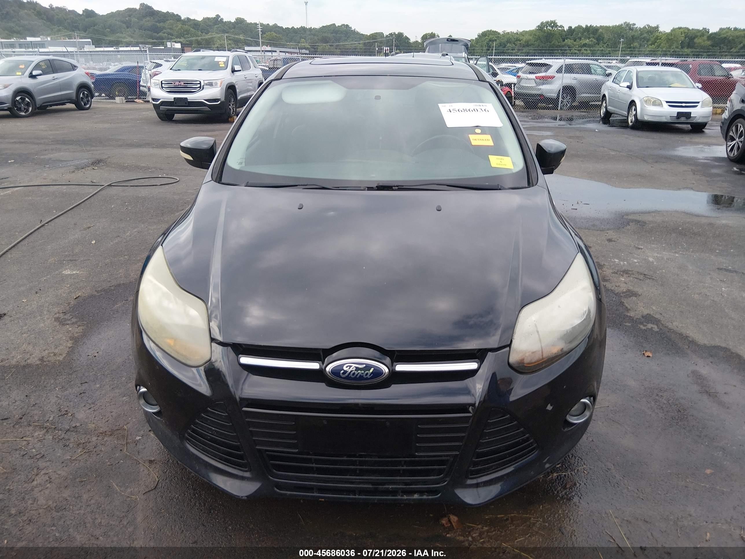 2014 Ford Focus Titanium Black vin: 1FADP3N22EL197094