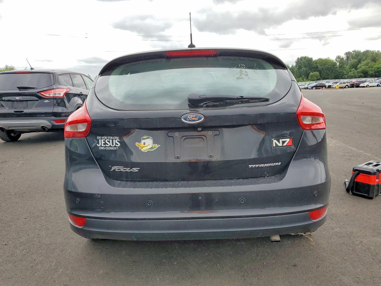 2015 Ford Focus Titanium Black vin: 1FADP3N22FL222111