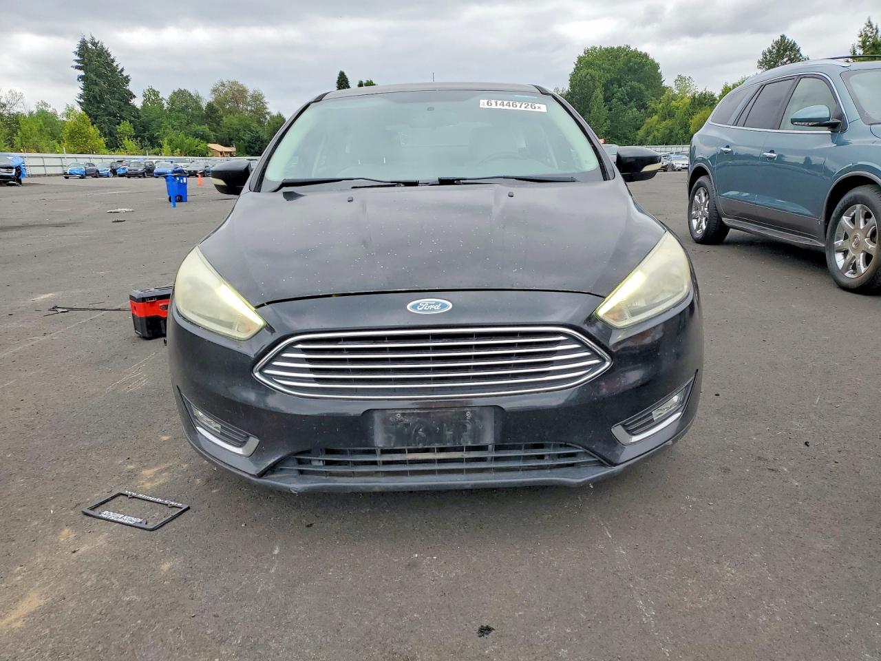 2015 Ford Focus Titanium Black vin: 1FADP3N22FL222111