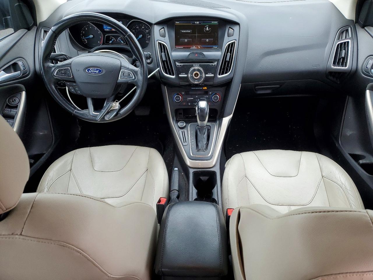 2015 Ford Focus Titanium Black vin: 1FADP3N22FL222111