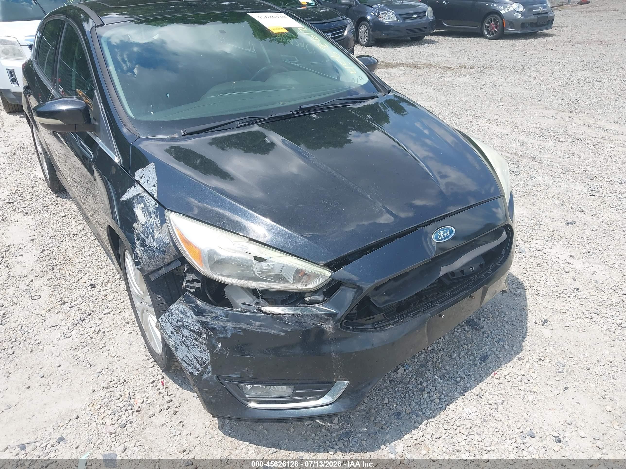 2015 Ford Focus Titanium Black vin: 1FADP3N22FL356018