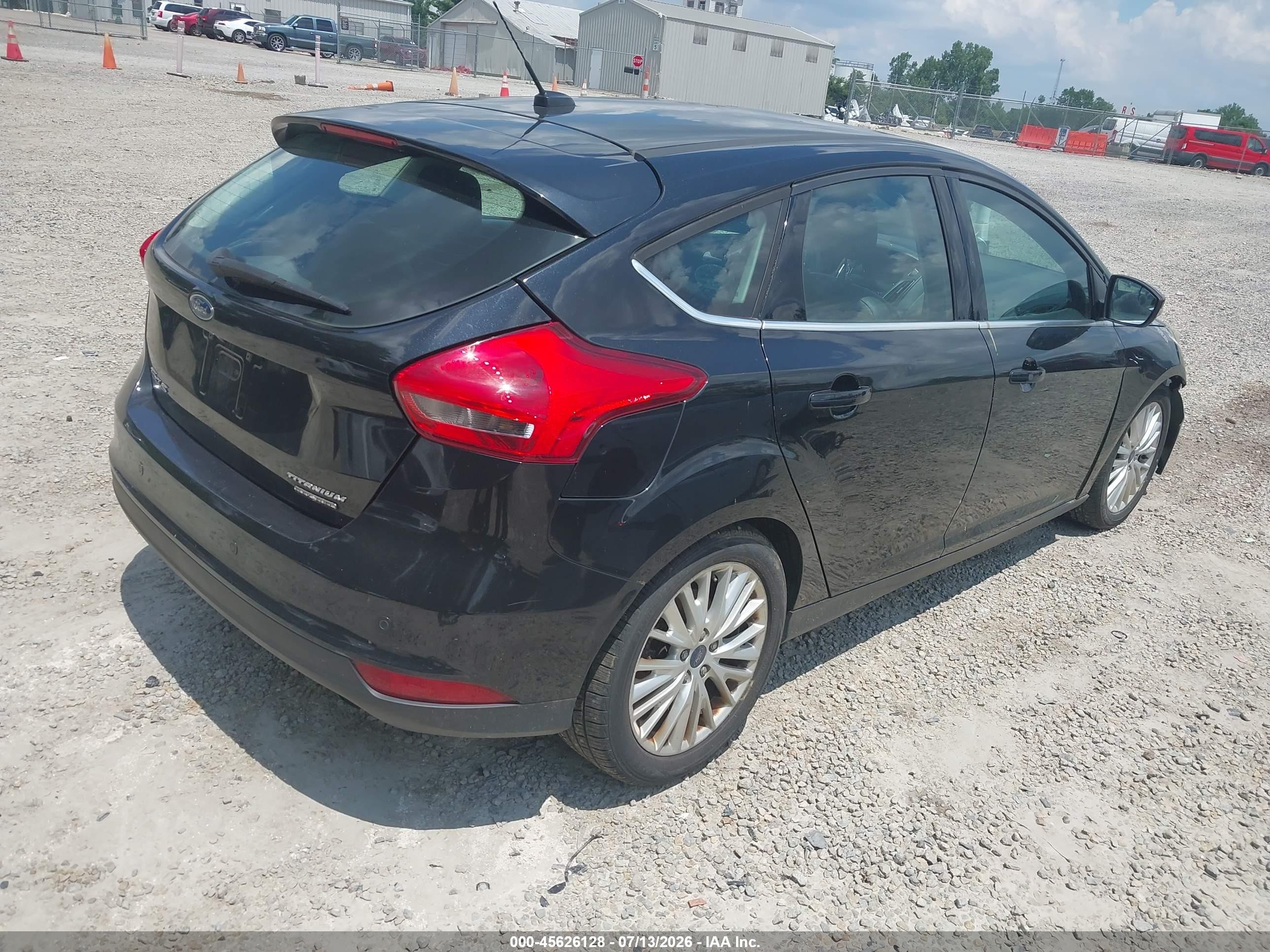 2015 Ford Focus Titanium Black vin: 1FADP3N22FL356018