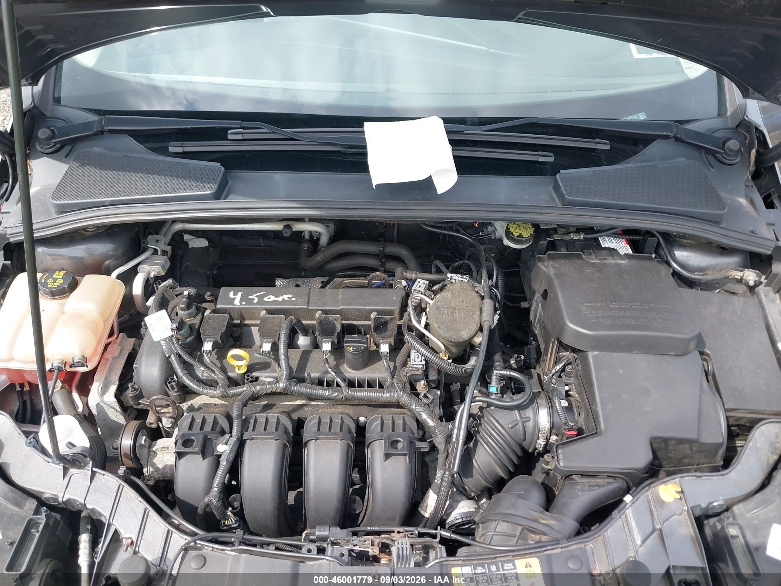 2015 Ford Focus Titanium Серый vin: 1FADP3N22FL381159