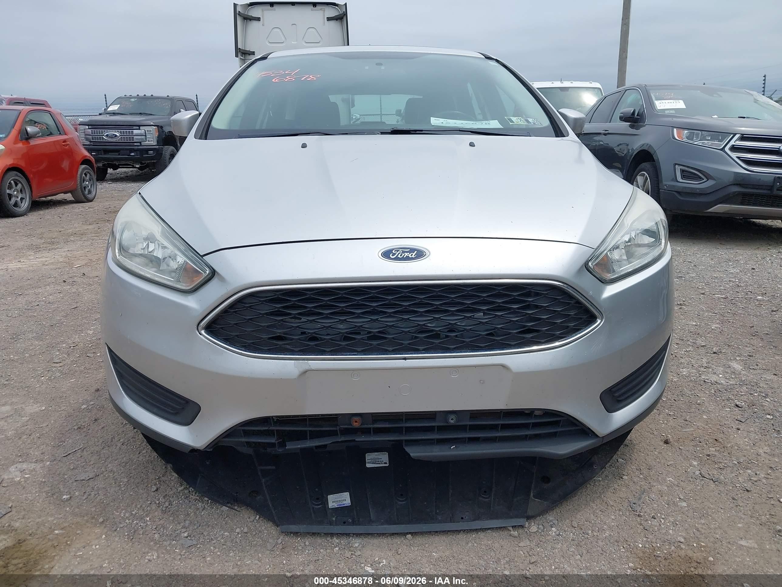 2018 Ford Focus Titanium Silver vin: 1FADP3N22JL261905