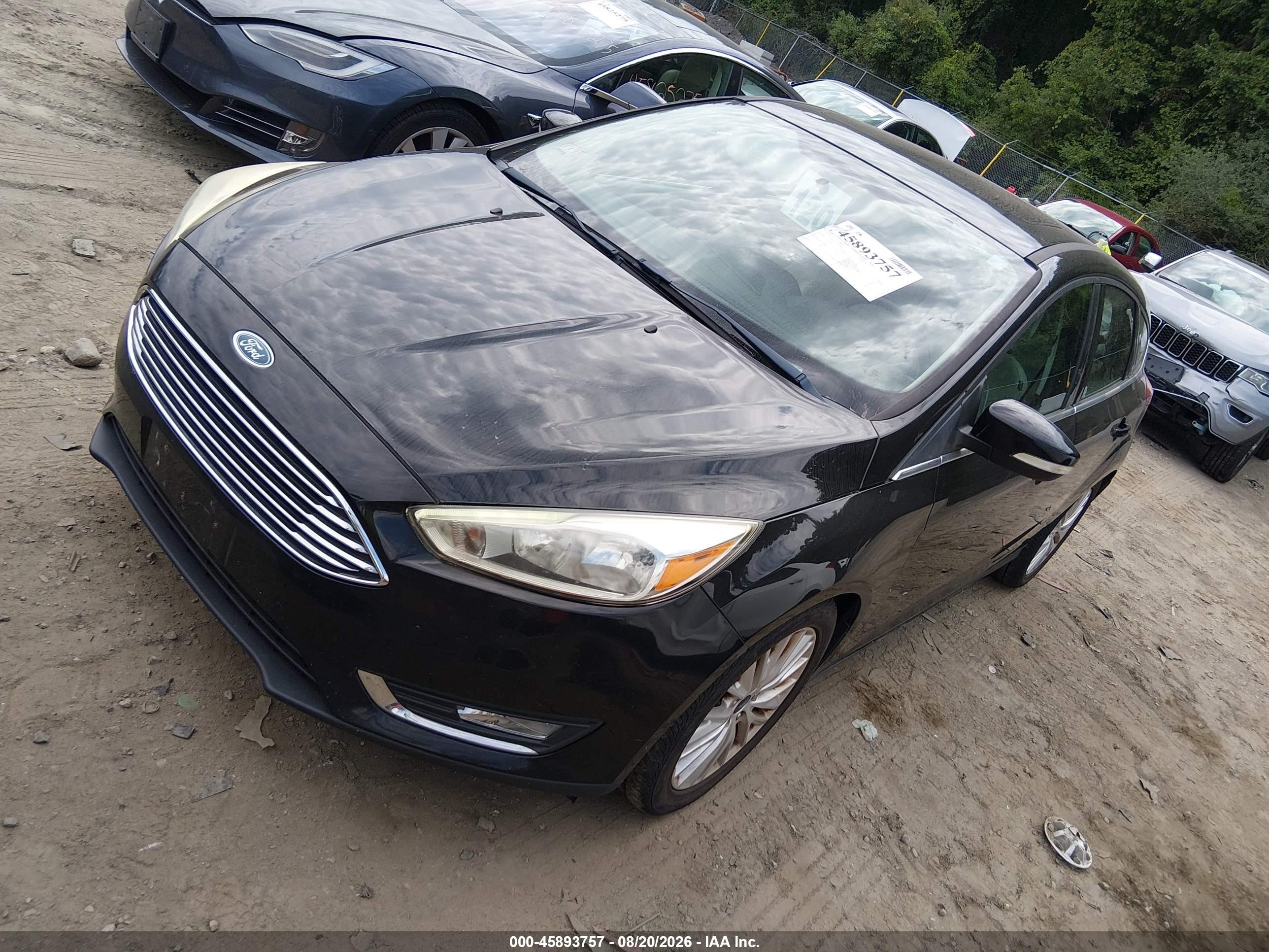 2018 Ford Focus Titanium Black vin: 1FADP3N22JL325893