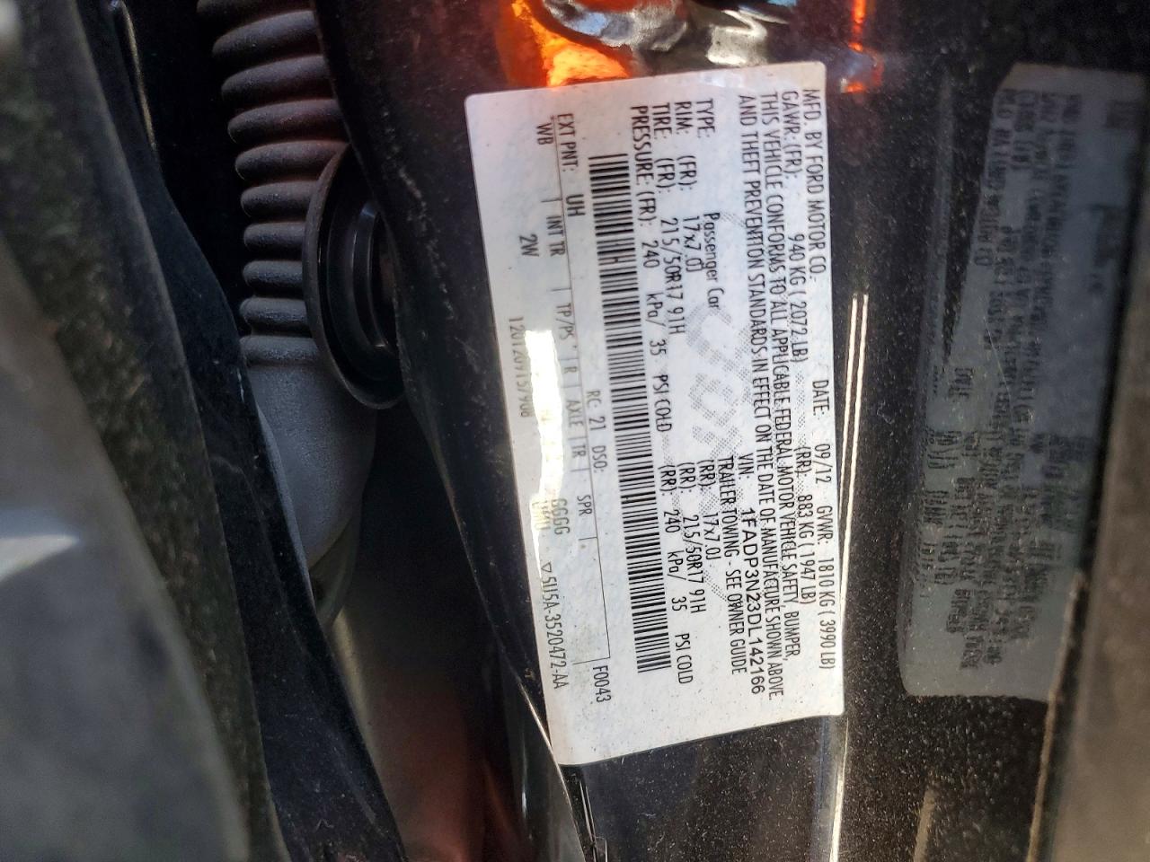 2013 Ford Focus Titanium Black vin: 1FADP3N23DL142166
