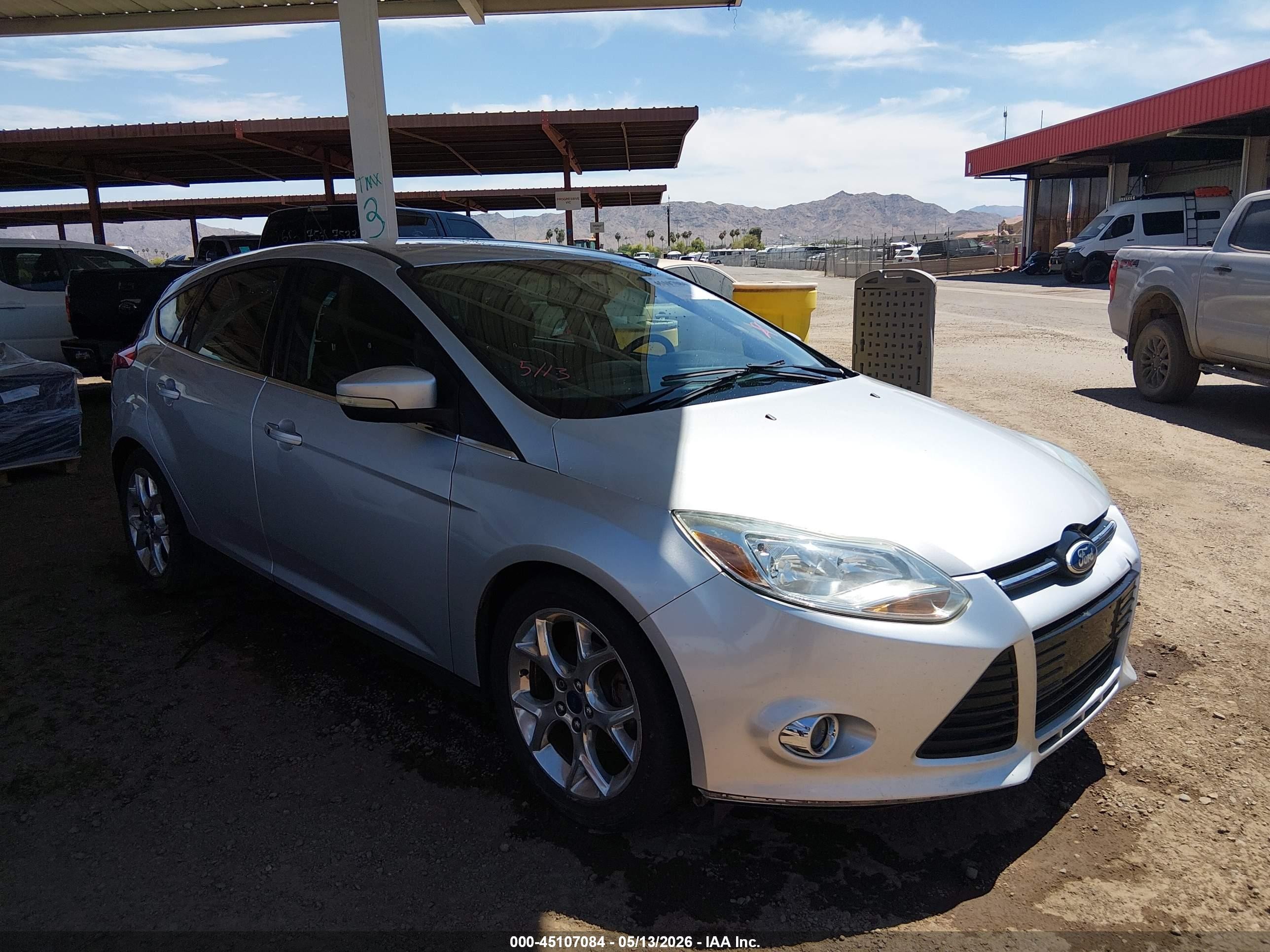 2013 Ford Focus Titanium Silver vin: 1FADP3N23DL177970