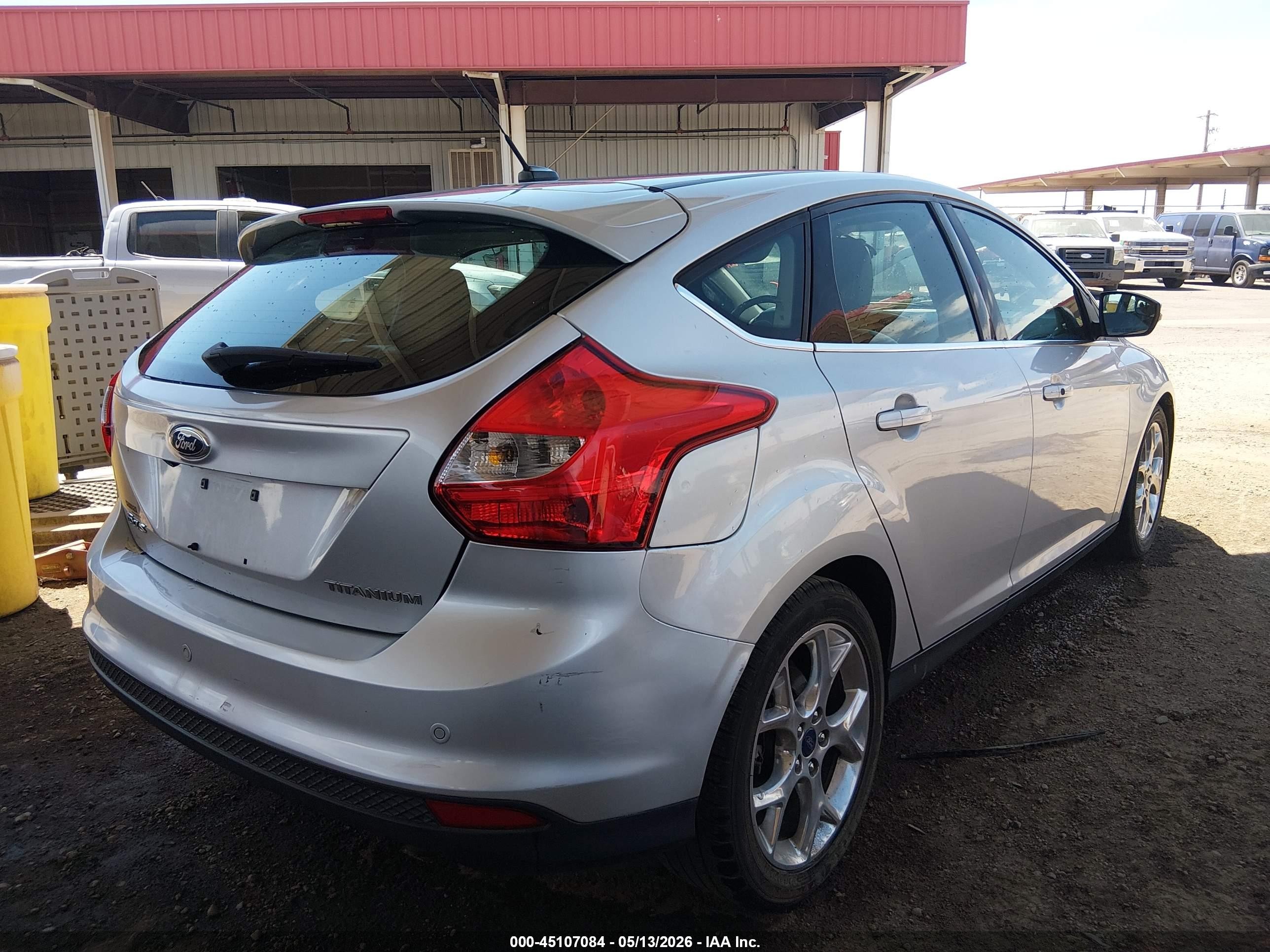 2013 Ford Focus Titanium Silver vin: 1FADP3N23DL177970